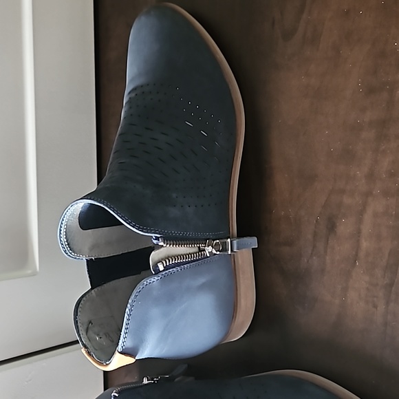 Cox blue suede booties - Picture 4 of 7